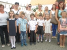 Rozpoczęcie roku szkolnego w klasach pierwszych w dniu 1 IX 2015