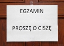 Próbny egzamin ósmoklasistów w dniach 21 - 23 XI 2018