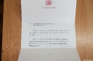 List z Buckingham Palace w dniu 11 III 2020