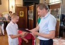 Nasi najlepsi uczniowie nagrodzeni przez Burmistrza Chełmna w dniu 23 VI 2021